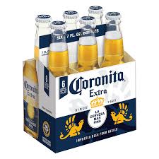 CORONA EXTRA LAGER BEER (BOTTLE 355ML Single & 6-pack)