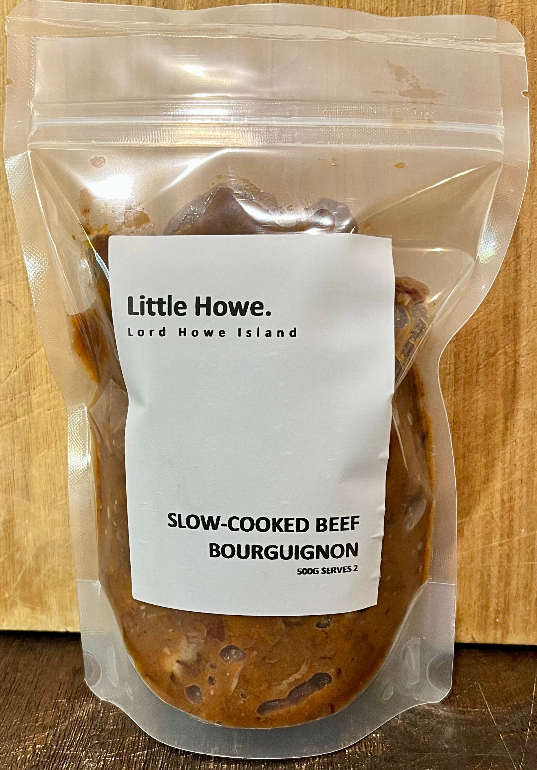 Slow-cooked Beef Bourguignon (frozen)