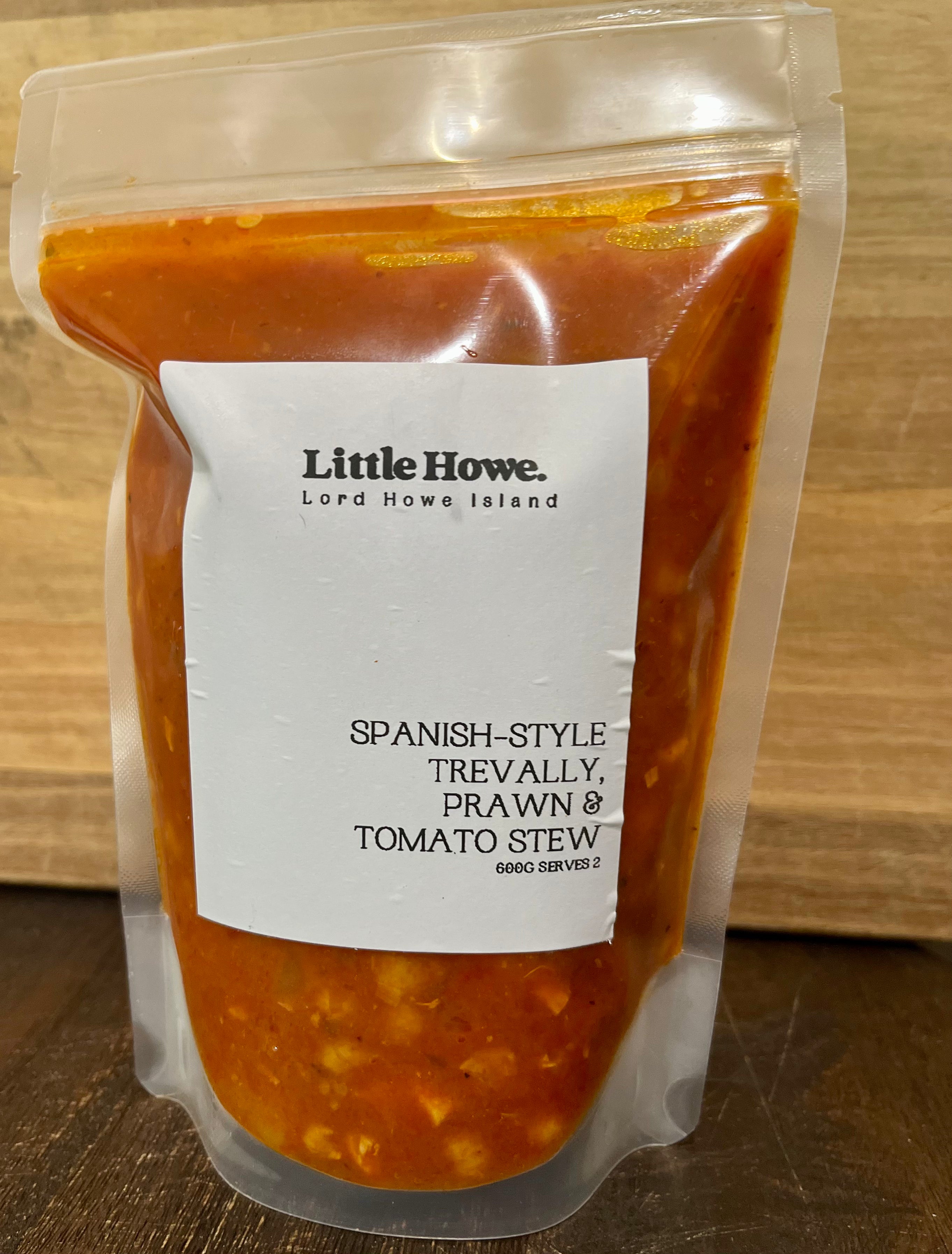 Spanish-style Trevally, Prawn & Tomato Stew