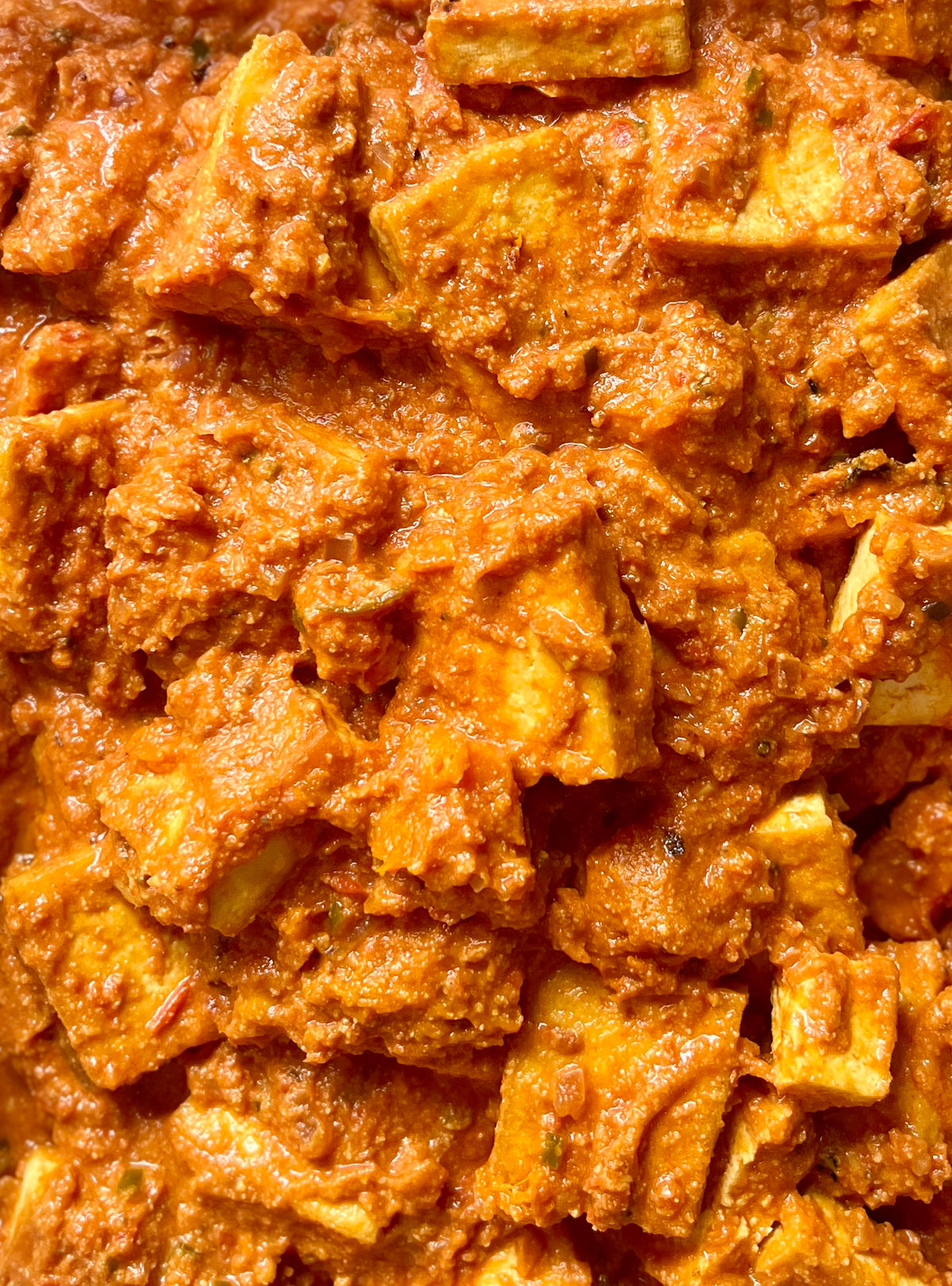 Kashmiri Tofu Paneer with Roasted Pumpkin & Cashew Cream