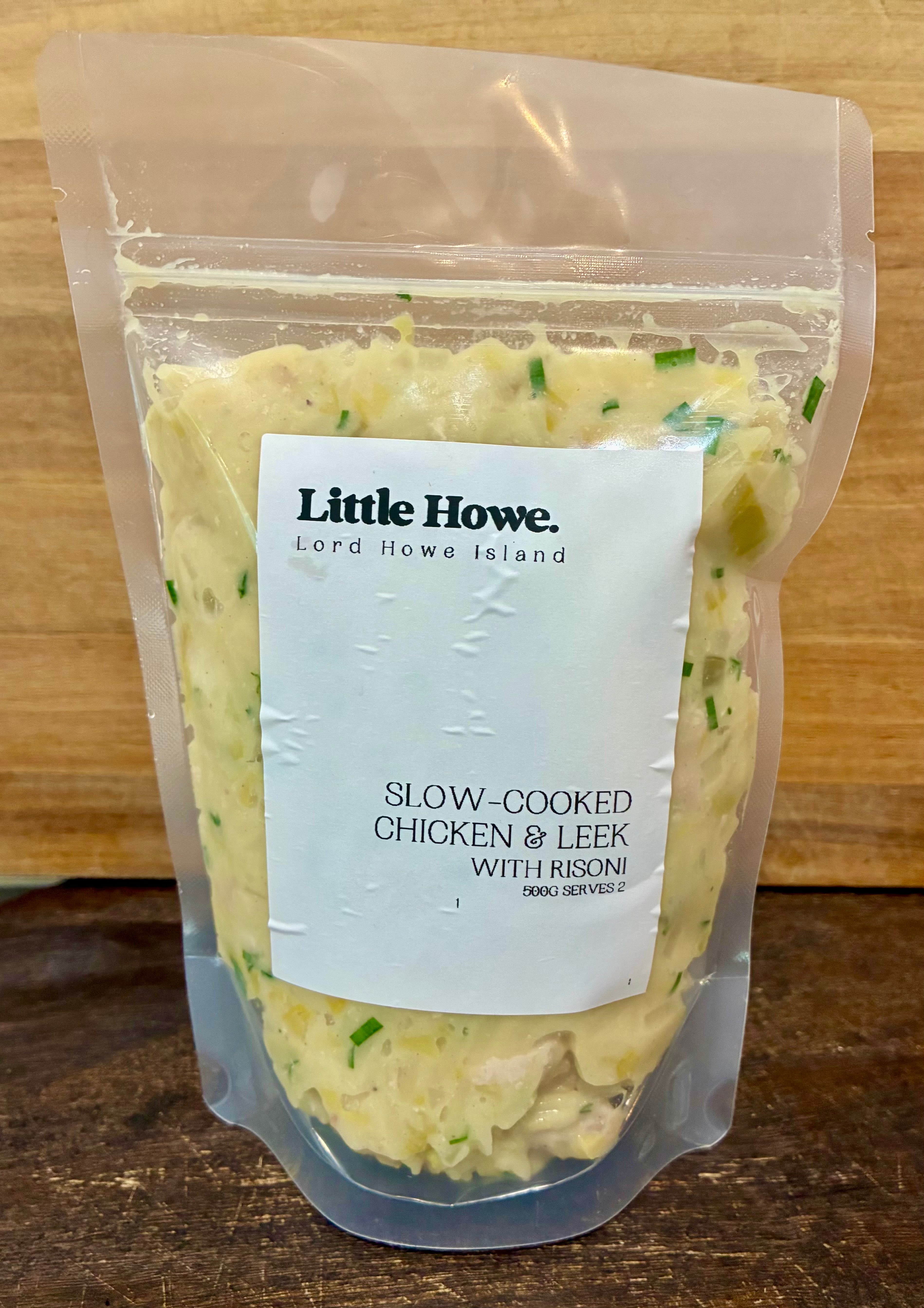 Slow-cooked Chicken & Leek with Risoni (frozen) 500g