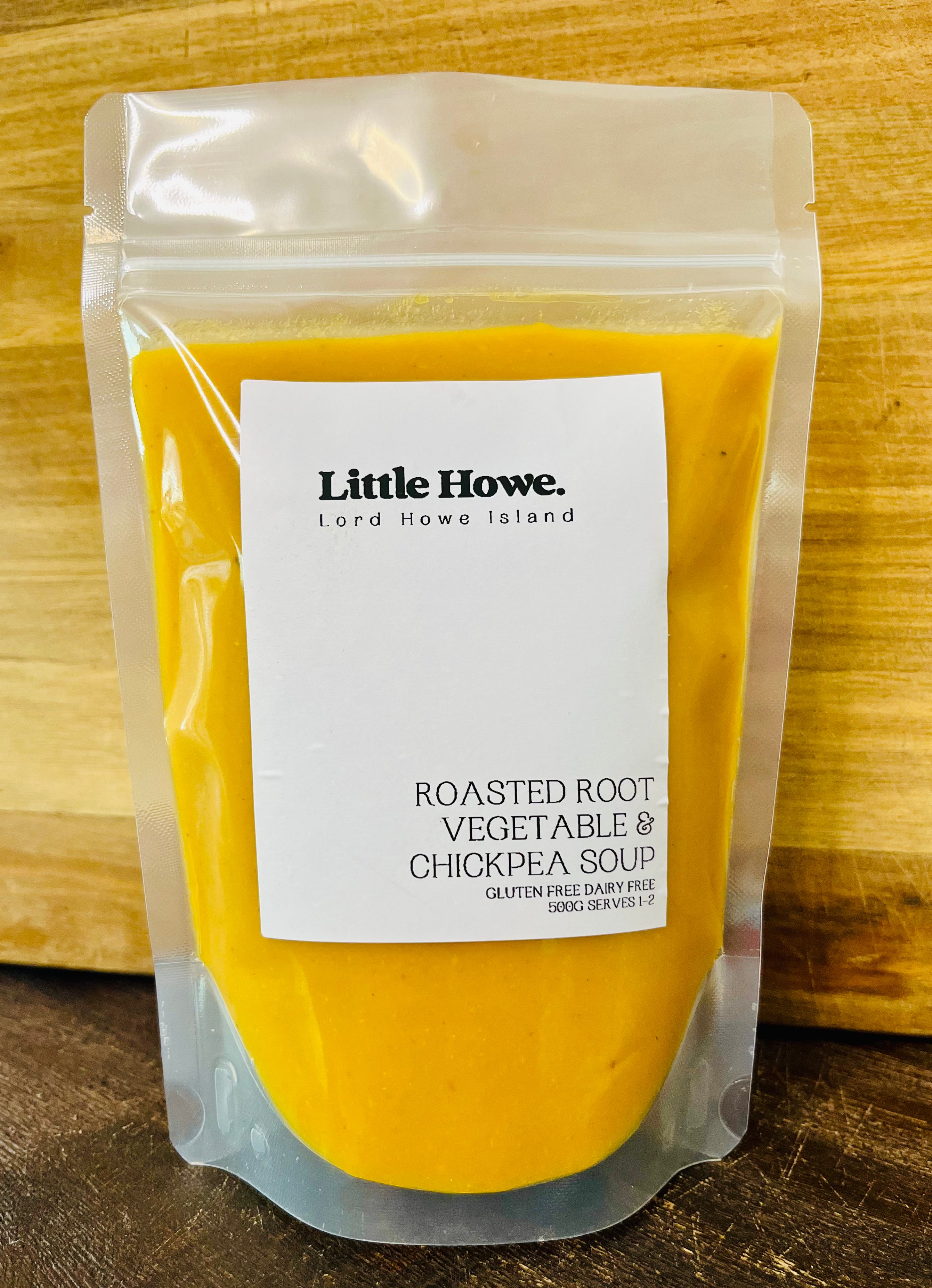 Roasted Root Vegetable & Chickpea Soup (frozen) 500g