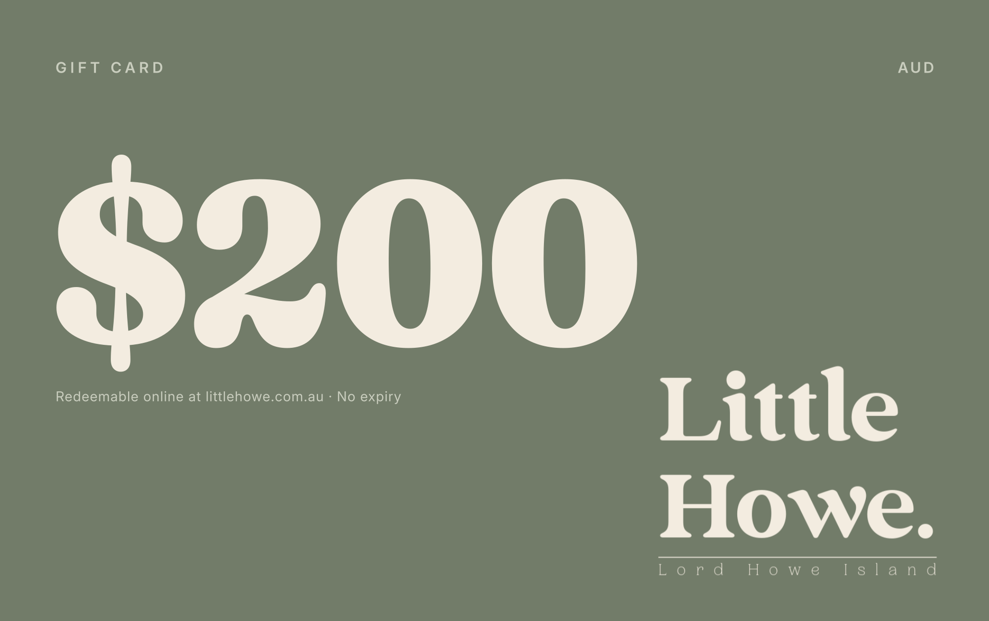 Little Howe Gift Card