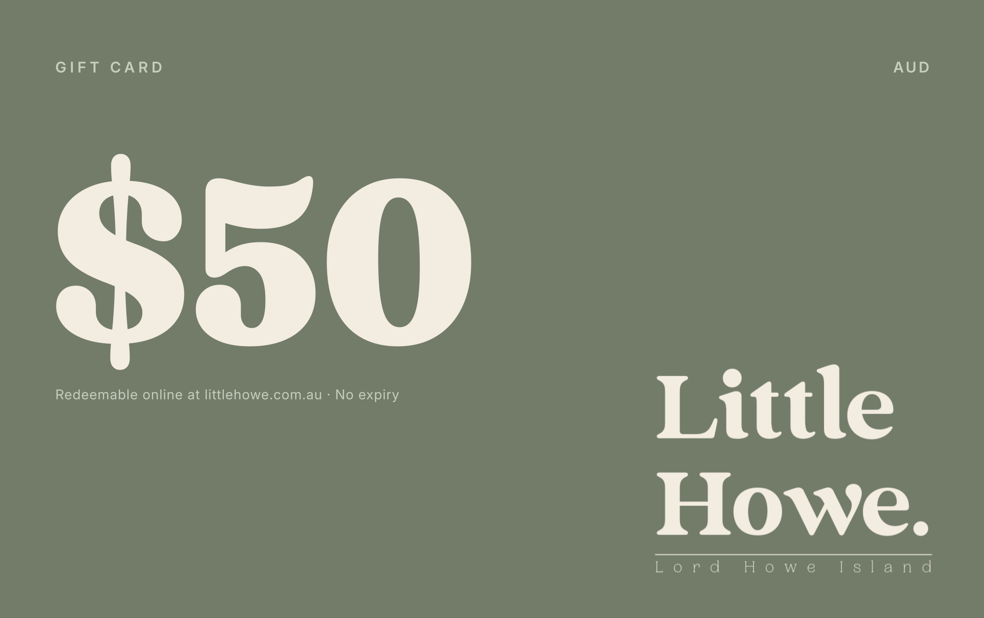 Little Howe Gift Card